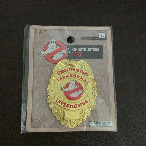 Ghostbusters Badge - Investigator - 8 yrs + Halloween Accessories - Picture 1 of 1